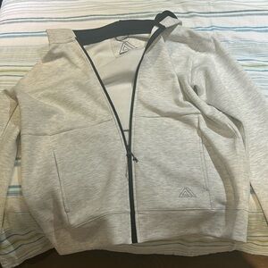 White warm comfy hoodie - size s - aeropostal - includes zipper